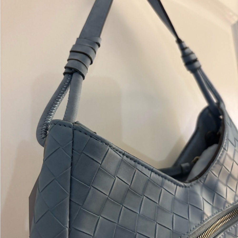 Time & Tru Woven Shoulder Bag in Slate Blue NWT - Picture 5 of 6